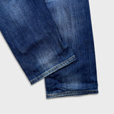 Levi's 527 Bootcut Jeans Mens 31x32 Blue Slim Fit Mid Rise Dark Wash Stretch Denim Pants