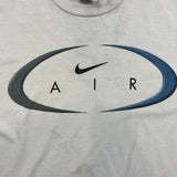 Vintage 90s Nike Air T Shirt Mens XL White Center Swoosh Sportswear Tee