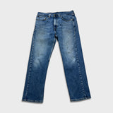 Levi's 505 Jeans Mens 34x30 Blue Original Straight Leg Medium Wash Denim Pants