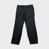 Hugo Boss Geno Dress Pants Mens 34x32 Slim Fit Charcoal Wool Blend Trouser