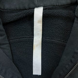 Lululemon Scuba Hoodie Womens Size 6 Black Light Cotton Fleece Full Zip