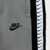 Nike Sportswear Track Pants Mens 2XL Gray Swoosh Side Tape Standard Fit Athletic