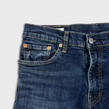 Levi's 511 Jeans Mens 33x32 Blue Slim Fit Mid Rise Dark Wash Stretch Denim Pants