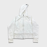 Lululemon Scuba Hoodie Womens Size 6 White Full Zip Hooded Sweatshirt