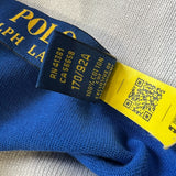 Polo Ralph Lauren Shirt Mens XL Blue Track Team 1/4 Zip Classic Preppy Polo