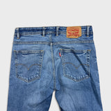 Levi's 517 Premium Bootcut Jeans Mens 34x30 Blue Light Wash Faded American Denim Pants