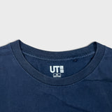 Uniqlo x Kaws x Sesame Street Cookie Monster Tee Mens Medium Blue Graphic T Shirt