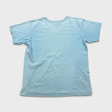 Vintage 90s Nike Sportswear T Shirt Mens XL Blue Faded V Neck Made In USA Tee
