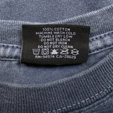 Stussy T Shirt Mens Small Blue Faded Washed Classic Logo Spell Out Graphic Tee
