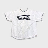 Vintage 90s University of Toronto Baseball Jersey Mens XL White Sportswear Shirt