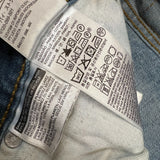 Levi's 514 Jeans Mens 36x30 Blue Slim Straight Fit Dark Wash Faded Denim Pants