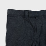 Hugo Boss Geno Dress Pants Mens 34x32 Slim Fit Charcoal Wool Blend Trouser