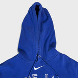 Nike Toronto Blue Jays Hoodie Mens Large Blue Center Swoosh MLB Baseball Sweater