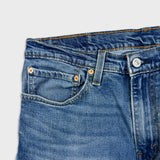 Levi's 511 Jeans Mens 34x34 Blue Slim Fit Mid Rise Light Wash Stretch Denim Pants