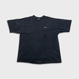 Vintage Nike Sportswear T Shirt Mens XL Black Swoosh Heavy Short Sleeve 90s Tee
