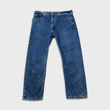 Levi's 505 Jeans Mens 38x30 Blue Regular Fit Straight Leg Medium Wash Denim Pants