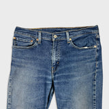 Levi's 511 Jean Mens 34x32 Blue Slim Fit Mid Rise Medium Wash Stretch Denim Pants