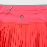Lululemon Pleat To Street Skirt II Womens Size 6 Grapefruit Pink Tennis Run