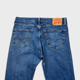 Levi's 505 Jeans Mens 34x30 Blue Regular Fit Straight Leg Medium Wash Denim Pants