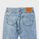 Levi's 511 Jeans Mens 31x30 Blue Slim Fit Mid Rise Light Wash Faded Denim Pants