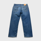 Levi's Jeans Mens 36x30 Blue Relaxed Fit Straight Leg Medium Wash Baggy Denim Pants