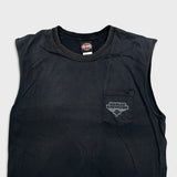 Vintage 2006 Harley Davidson Sleeveless Tee Mens XL Black USA Florida