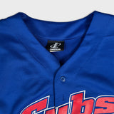 Vintage 1999 Logo Athletic Chicago Cubs Jersey Mens XL Blue Baseball MLB