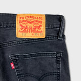 Levi's 511 Jeans Mens 30x30 Black Slim Fit Dark Wash American Denim Pants