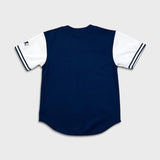 Vintage Starter New York Yankees Jersey Mens Medium Blue MLB Baseball