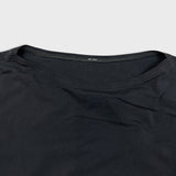 Lululemon T Shirt Mens Small Black Athletic Wide Training Lightweight Blank Tee