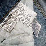 Levi's 514 Jeans Mens 36x30 Blue Slim Straight Fit Dark Wash Faded Denim Pants