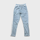 Adidas Climacool Track Pants Mens Small Blue Essentials 3 Stripe Training Athletic Jogger