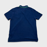Polo Ralph Lauren Shirt Mens Large Blue RLYC Yachtsman Big Pony Slim Fit Preppy