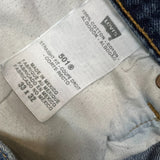 Levi's 501 Jeans Mens 33x28 Blue Original Fit Straight Leg Medium Wash Denim Pants