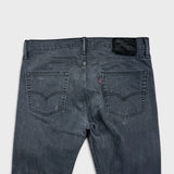 Levi’s 513 Jeans Mens 34x32 Gray Slim Straight Fit Casual Faded Denim Pants