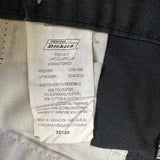 Dickies Pants Mens 32x30 Black Wide Baggy Cargo Workwear Casual Chino Trousers