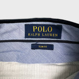 Polo Ralph Lauren Pants Mens 32x34 Blue Slim Fit Corduroy Preppy Trousers