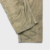 Levi's 514 Pants Mens 32x30 Beige Straight Fit Stretch Corduroy Casual