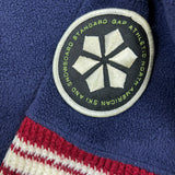 Vintage 90s Gap Pro Fleece Mens Large Blue Ski & Snowboarding 1/2 Zip Pullover