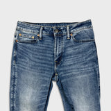 American Eagle Jeans Mens 30x32 Blue Air Flex + Slim Light Wash Faded Denim Pants