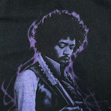 Vintage 2005 Jimi Hendrix Purple Haze T Shirt Mens XL Black Faded Rock Band Tee