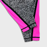 Lululemon Pace Tight Womens Size 6 Flashback Static White Black Athletic Yoga Leggings
