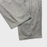 Vintage Akademiks Jeans Mens 34x29 Gray Straight Leg Faded Hip Hop Y2K Pants