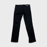 Levi's 511 Jeans Mens 36x32 Black Slim Fit Mid Rise Dark Wash Stretch Denim Pants