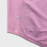 Lululemon High-Neck Running and Training T-Shirt Womens Size 4 Pink Athletic Tee