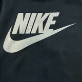Nike Sportswear Hoodie Mens Medium Black Swoosh Pullover Hooded Sweatshirt