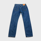 Levi's 505 Jeans Mens 32x32 Blue Regular Fit Straight Leg Medium Wash Denim Pants