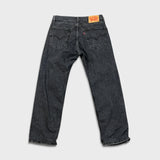 Levi's 505 Jeans Mens 32x26 Black Regular Fit Straight Leg Dark Wash Denim Pants