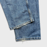 Levi's 505 Jeans Mens 33x29 Blue Regular Fit Straight Leg Medium Wash Denim Pants