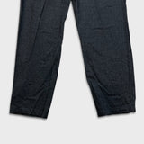 Hugo Boss Geno Dress Pants Mens 34x32 Slim Fit Charcoal Wool Blend Trouser